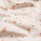 CamCam Copenhagen Svetlo rumeno-rožnata enojna otroška posteljnina iz organskega bombaža 140x200 cm Bows – | Shoptok.si