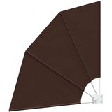  Zaslon za privatnost na balkonu 115 x 115 cm Poliester Smeđa | shoptok.hr