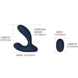 Svakom Vick Neo 2 - pametni analni vibrator (plavi) | shoptok.hr