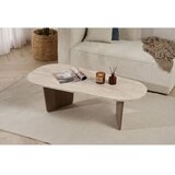 Hanah home Klub stočić Ovalis Travertine Walnut | Eponuda.com