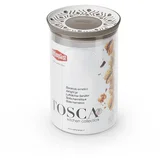 doza za shranjevanje 1,2l belo-siva 12xh18cm / pvc, (5000199119)