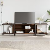TV ormarić smeđa boja hrasta 203 x 37 x 50 cm konstruirano drvo | Eponuda.com