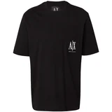 Armani Exchange Majica črna / bela