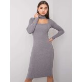 Och Bella Dress-TW-SK-BI-ZS5178.84-dark gray | shoptok.hr