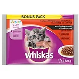 Hrana za mačke Whiskas jun.bonus pk 4x100g