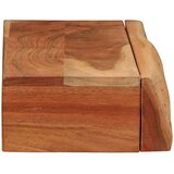  Zidne police 2 kom 60x17x8 cm od masivnog bagremovog drva - 60 x 17 x 8 cm 1 2 | shoptok.hr