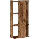 vidaXL Knjižna omara 3-nadstropna starinski les 60x30x120 cm inž. les | Shoptok.si