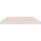 Krevet s daskama Bijelo 160 x 220 cm Čvrsto borovo drvo | Eponuda.com