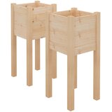  Vrtne sadilice 2 kom 31 x 31 x 70 cm od masivne borovine | Eponuda.ba