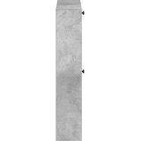  Ormar za cipele na zidu ALKMAAR 71 x 17 x 86 cm Betonska siva | shoptok.hr
