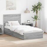  s od storage Siva Sonoma 90 x 200 cm Konstruirano drvo | shoptok.hr