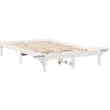 vidaXL Krevet s okvirima i noćnim ormarićima Bijela 120 x 190 cm | shoptok.hr