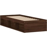 Za krevet smeđi hrast 75 x 190 cm mali za jednu osobu | shoptok.hr