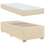  Konstrukcija postelje krema 100 x 200 cm blago | Shoptok.si