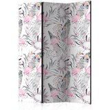 Artgeist Paravan Flamingos And Twigs, 3-Delni, Dvostranski | Shoptok.si