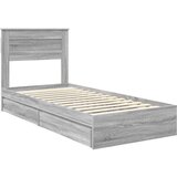 Okvir za krevet Siva Sonoma 90 x 190 cm Konstruirano drvo | shoptok.hr