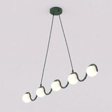  Luster na sajli SINUS 5xG9/8W/230V zelene boje | Eponuda.com