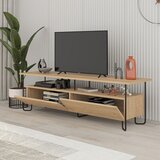 Marckeric TV omarica v hrastovem dekorju v naravni barvi 150x45 cm Dilly – | Shoptok.si