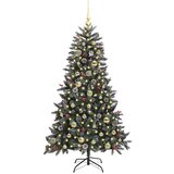 vidaXL Umjetno božićno drvce s stalakom Zelena 83.5 x 83.5 x 150 cm | shoptok.hr