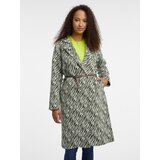 Orsay White-Black Women Patterned Coat - Women Cene