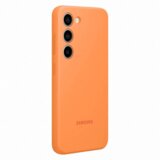 Samsung original silikonski ovitek EF-PS911TOE za Galaxy S23 5G - oranžen | Shoptok.si
