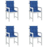  Jastuci za vrtne stolice 4 kom plavi 100 x 50 x 3 cm od tkanine | shoptok.hr
