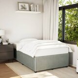 Maison Chic Posteljni okvir - Dvoposteljna postelja - Zakonska postelja brez vzmetnice svetlo siv 120x200 cm žamet-J12473, (21765252) | Shoptok.si