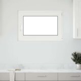 vidaXL Kletno okno "RISOR" 90x70 cm vrtljivo-nagibno DIN desno belo | Shoptok.si