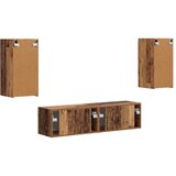  Komplet TV omaric 4 pcs Star les Konstruiran les, (5000132547) | Shoptok.si