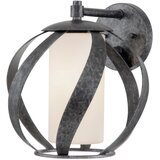 Quintiesse Quoizel Blacksmith Stenska svetilka Stara črna, IP44, (22099206) | Shoptok.si