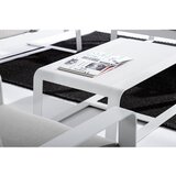 BIZZOTTO Aluminijasta vrtna klubska mizica 62x105 cm Merrigan – | Shoptok.si