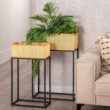 Ixia Stalci za tegle za cvijeće u setu 2 kom od ratana (visina 80 cm) – | shoptok.hr