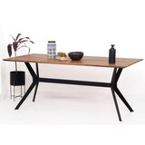 Linea Natura Jedilna miza , trd les recikliran les, tikovina naravne barve | Shoptok.si