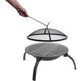 Cattara kamin s rešetkom za roštilj i poklopcem Vesuv, ø 48 cm | shoptok.hr