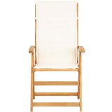 Maison Chic Vrtni stoli - Stol za vrt s prilagodljivim naslonjalom 2 kosa rjava akacija JS1997, (21877023) | Shoptok.si