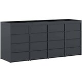  Skladištenje kanti za 4 kante Antracit 272 x 77,5 x 121,5 cm | shoptok.hr