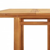Bistro stol 75 x 75 x 110 cm od masivnog bagremovog drva | shoptok.hr