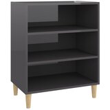 Maison Chic Komoda - Predalnik visok sijaj siva 57x35x70 cm iverna plošča, (21721467) Cene