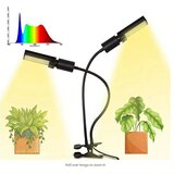 Venisymlis Svetilka Za Rastline, Svetilka Za Rast Rastlin Led Svetilka Za Vrtnarjenje Rastlin, Odlična Za Sobne Rastline 2 Glavi, (22068213) | Shoptok.si