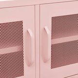 TV omarica roza 105x35x50 cm jeklo, (20620336) | Shoptok.si
