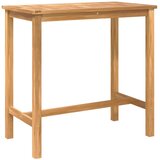 Vanjski bar set 5 pcs Neprerađeno Čvrsto teak drvo | shoptok.hr