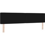 vidaXL Naslon za glavu s kristalnim gumbima, crni, 200 cm, baršun | shoptok.hr