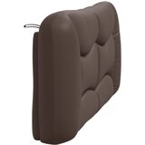  Jastuk za uzglavlje Hvar smeđi 160 cm od umjetne kože | shoptok.hr