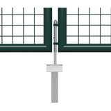  Vrtna vrata Čelik 500x100 cm Zelena | shoptok.hr