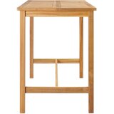  Stol za bar Prirodna 150 x 75 x 105 cm Čvrsto teak drvo | shoptok.hr