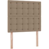  Krevet s od storage s pohranom Kapućino 100 x 200 cm Lažna koža | shoptok.hr