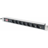 Digitus Razdelilec 48cm 7x220V ALU + stikalo DN-95403 | Shoptok.si
