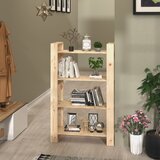 The Living Store Knjižna omara/pregrada 80x35x125 cm trdna borovina - Knjižna Omara, (21431413) Cene