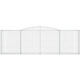  Lučne gabionske košare 5 kom 400x30x120/140cm pocinčano željezo | shoptok.hr