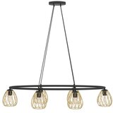 Eglo 390092 - visilica na sajli jazminia 6xE27/40W/230V crna/zlatna | Eponuda.com